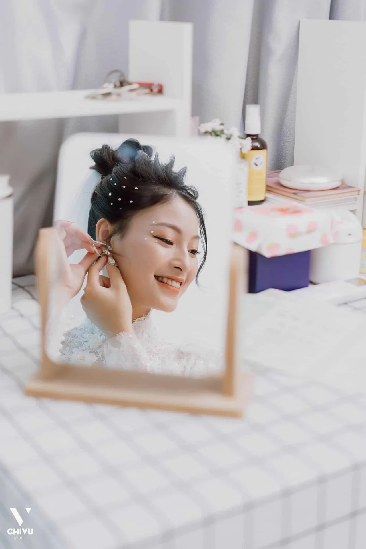 May đo váy cưới cô dâu Á khôi Thu Huyền (21)