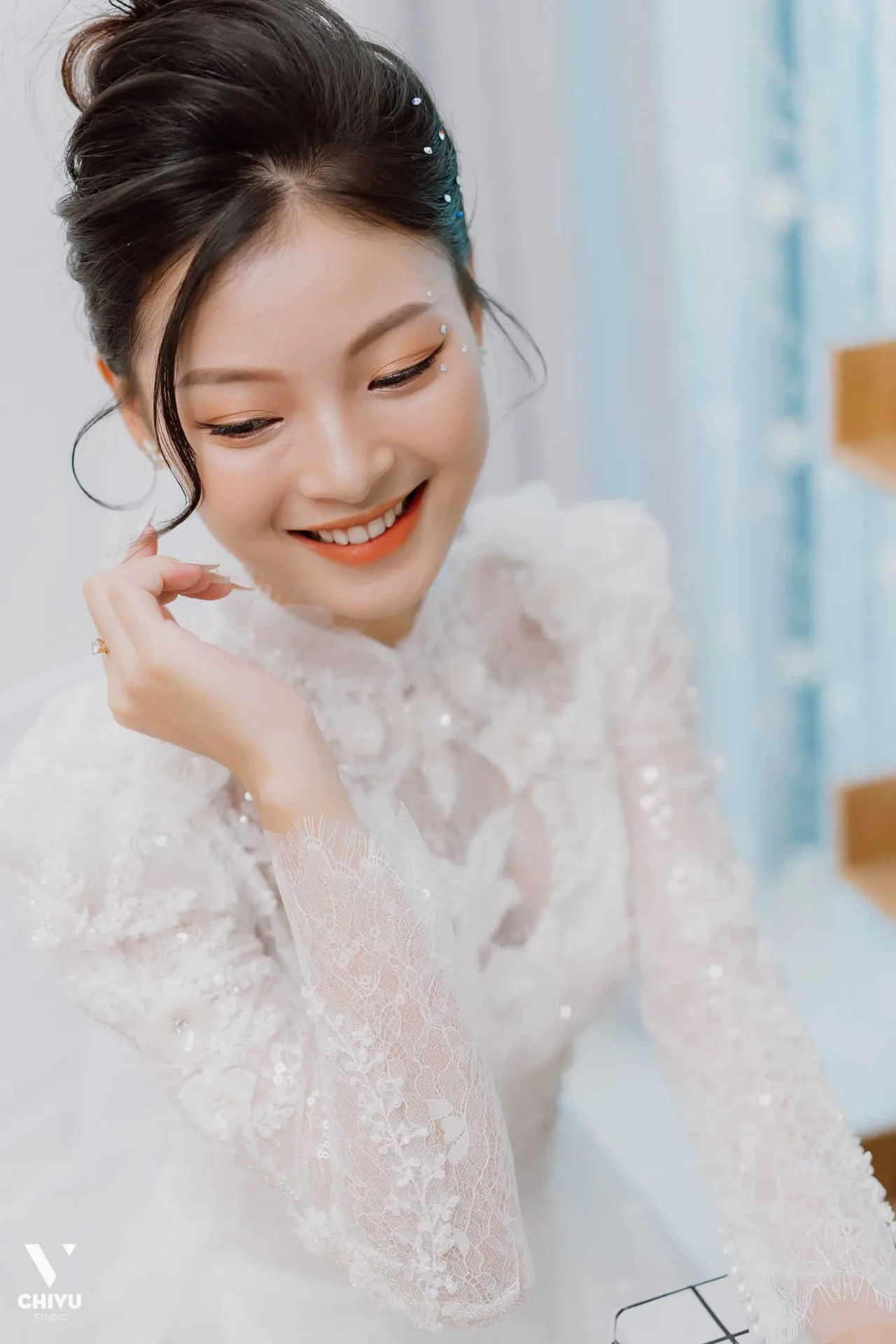 May đo váy cưới cô dâu Á khôi Thu Huyền (23)