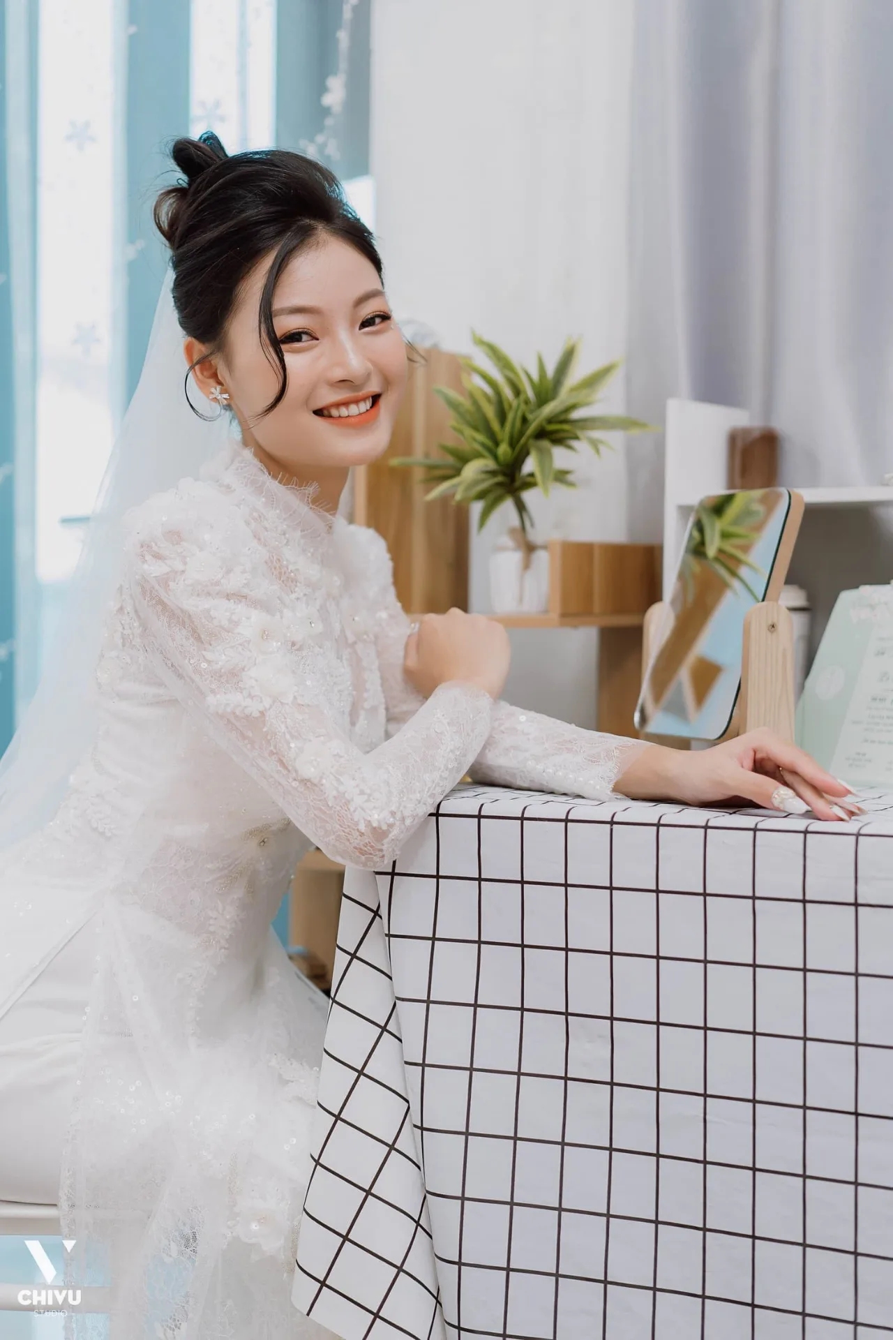 May đo váy cưới cô dâu Á khôi Thu Huyền (25)