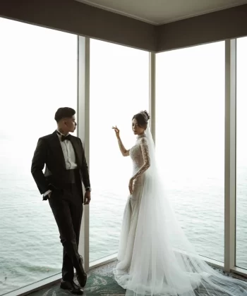 May đo váy cưới Cô dâu Cao Kỳ Duyên
