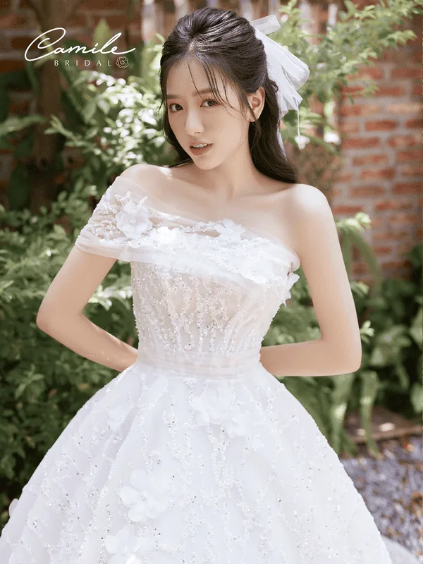 may váy cưới đơn giản