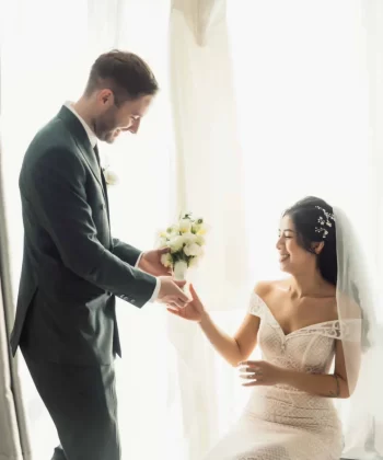 Thiết kế may đo váy cưới cô dâu Mai Linh