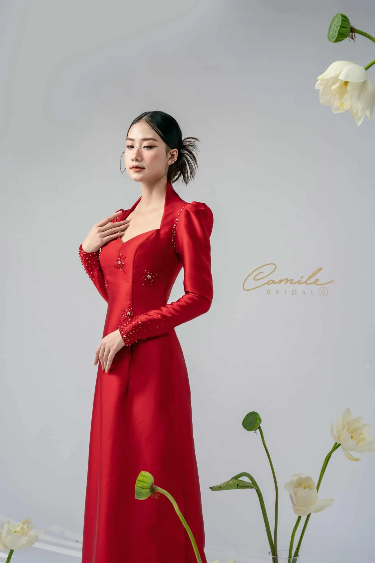 BST Áo dài thiết kế Mộc Liên Hoa Camile Bridal (30)
