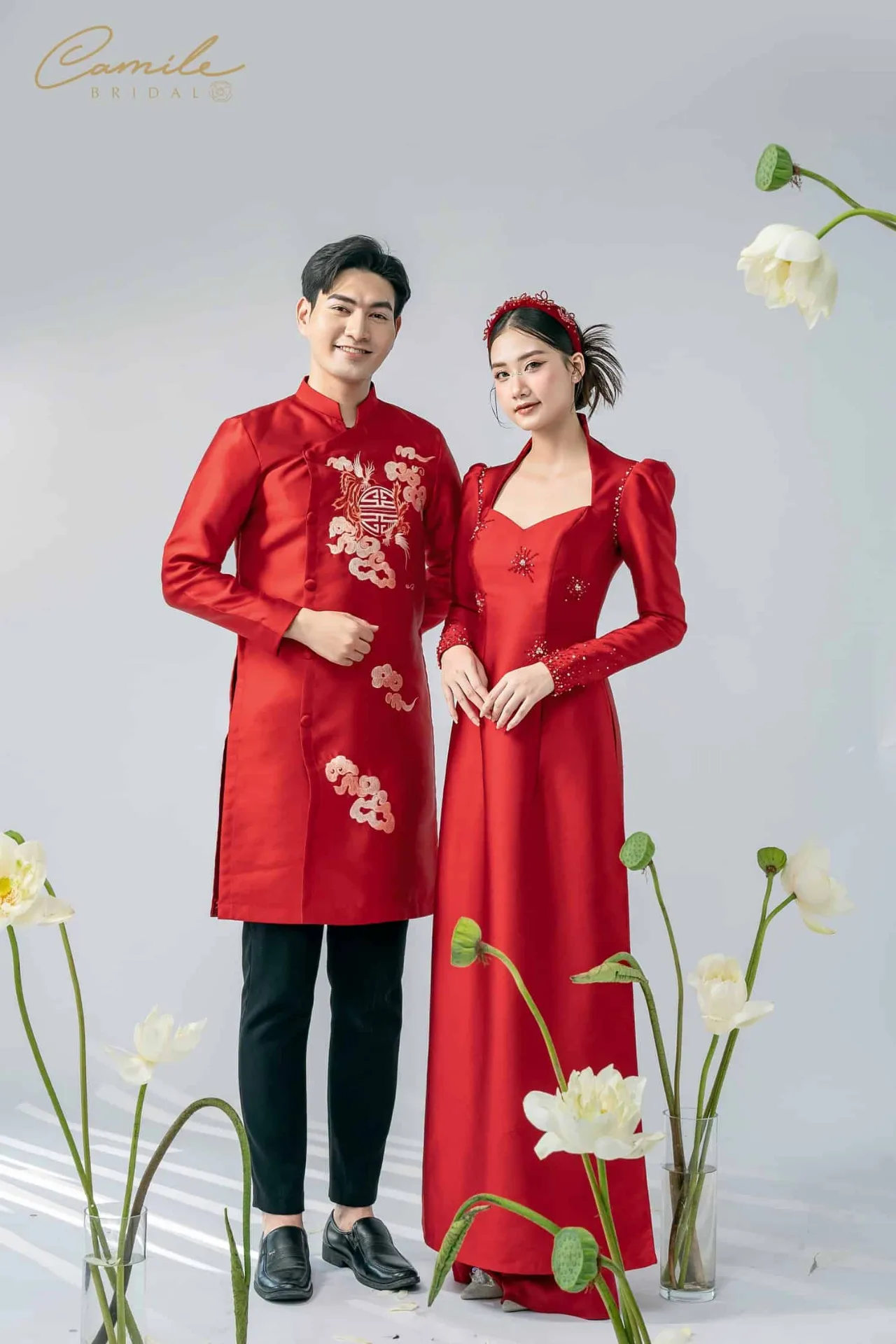 BST Áo dài thiết kế Mộc Liên Hoa Camile Bridal (32)