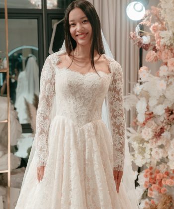 Custom-Made Bridal Gown for Bride Cindy Hà My