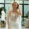 Custom-made gowns for Bride Kelly Bos