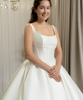 Custom Made Wedding Gown for Bride Jocelyn