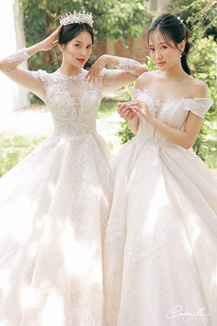 Tổng hợp 51+ về váy cô dâu trễ vai hay nhất - Du học Akina