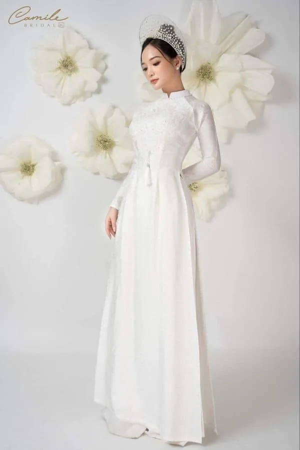 may áo dài cưới 3