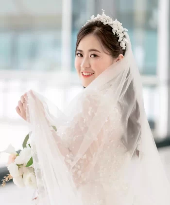Thiết kế may đo váy cưới cô dâu Thùy Dung