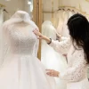 Thiết kế may đo váy cưới cô dâu Vân Vân
