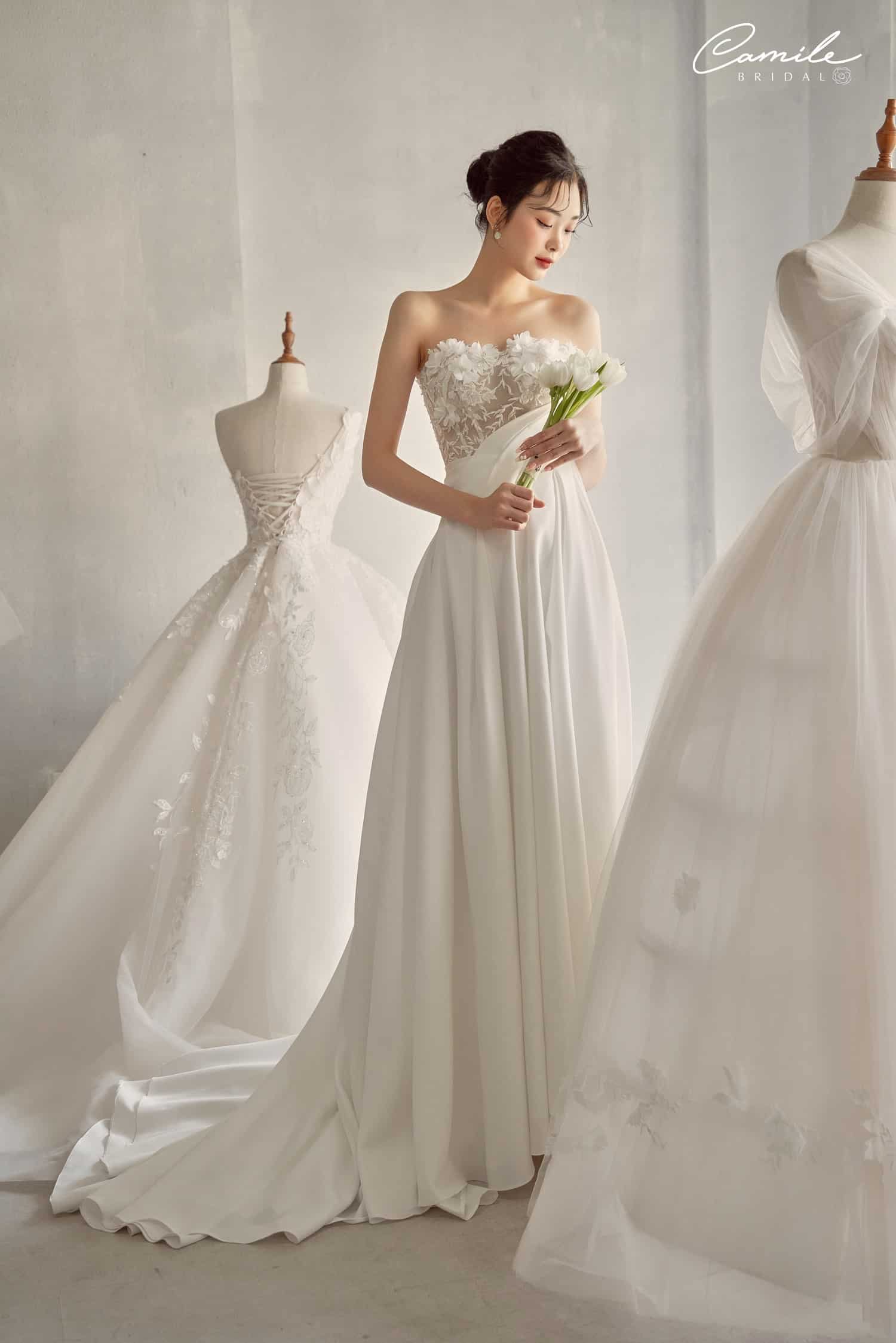 Bộ sưu tập váy cưới đẹp sang trọng tại Omni Bridal - Omni Bridal- Đơn vị  cung cấp dịch vụ cưới trọn gói chuyên nghiệp và uy tín.