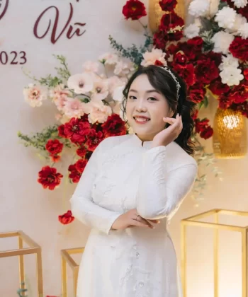 Thiết kế váy cưới bigsize cho cô dâu Vân Anh