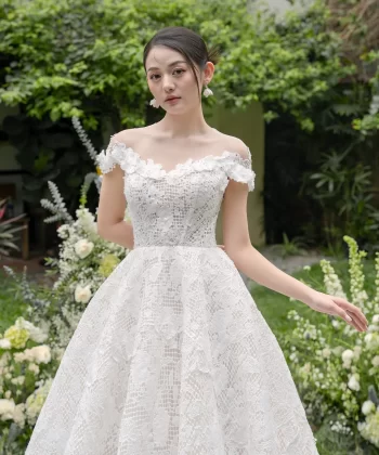 Look 4 of Váy Tiệc - Địa chỉ mua mẫu váy cưới đi bàn,váy cưới tối giản tại Hà Nội