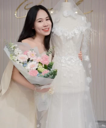 Tạo Vẻ Đẹp Nổi Bật với May Váy Cô Dâu TikToker Tạ Thanh Dung