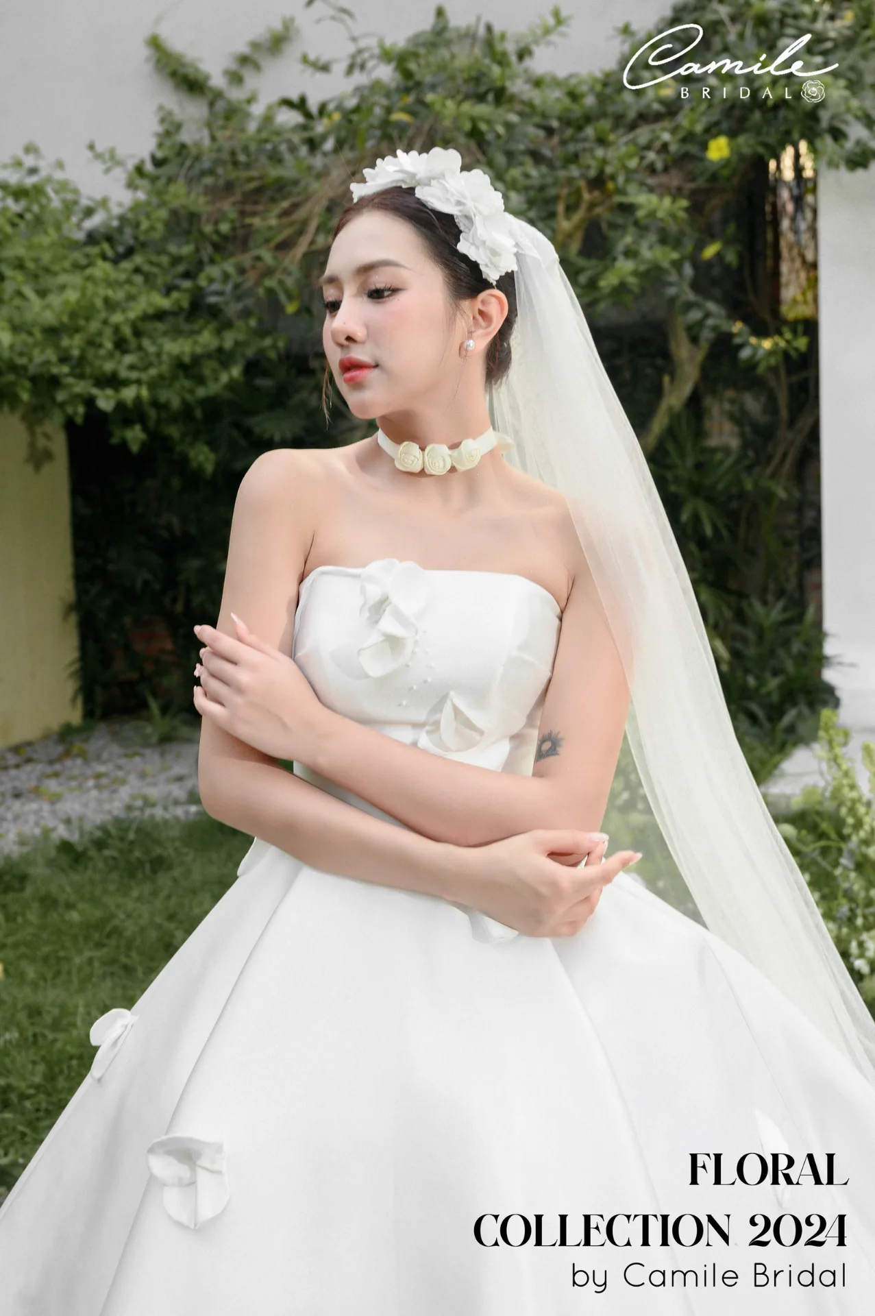 Look 23 của Bộ Sưu Tập Floral Vẻ Đẹp Thanh Lịch Cho Ngày Trọng Đại (6)