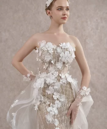 Look 11 trong Bộ Sưu Tập SCARLETT COLLECTION: Vẻ Đẹp Quyến Rũ Của Nữ Hoàng Scarllet