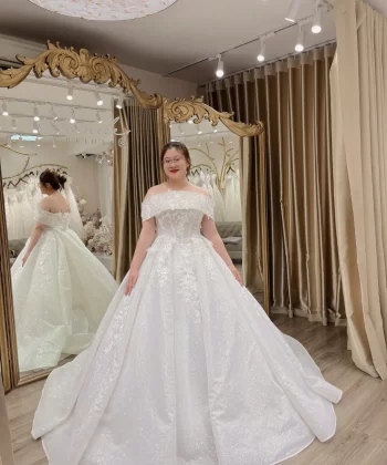 Look 9 of Bigsize - Váy cưới công chúa ánh kim