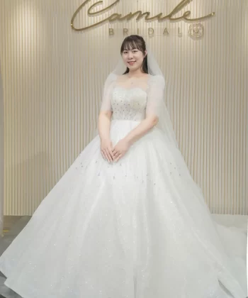 Look 6 of Bigsize - Váy cưới dáng công chúa tay lửng đính đá