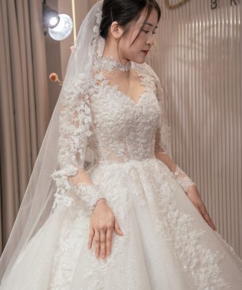 Thiết kế may đo váy cưới cho cô dâu Minh Phương – Khi giấc mơ công chúa được chạm đến thật gần