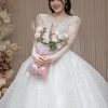 Thiết kế may đo váy cưới cô dâu Mỹ Duyên