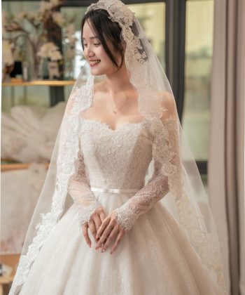 Thiết kế may đo váy cưới cho cô dâu Bảo Ngọc – Khi tình yêu, hạnh phúc và vẻ đẹp cùng hoà làm một