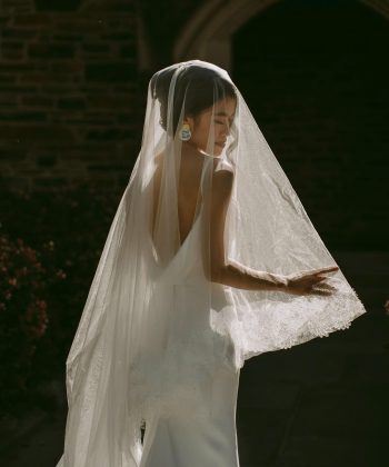 Thiết kế may đo váy cưới cô dâu Trung Anh