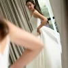 Custom-made wedding gowns for Bride Jocelyn